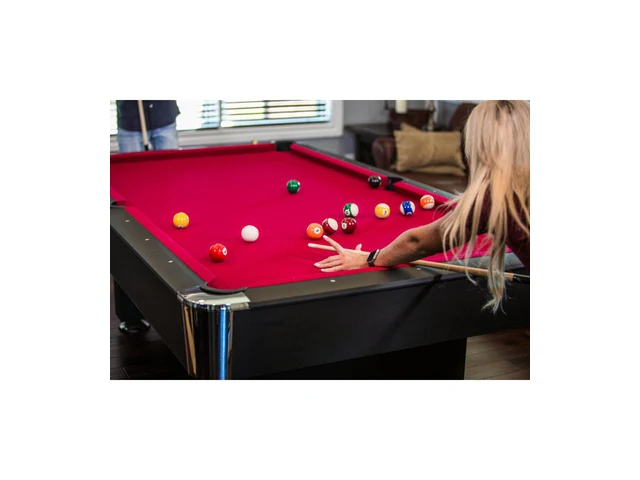 Mizerak Donovan 6.5' Billiard Table w/ Cues, Balls, Triangle & Brush